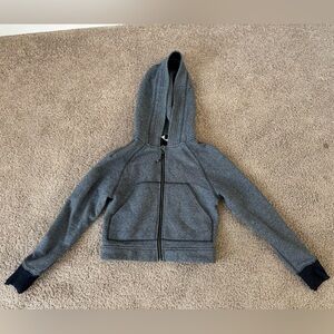 Lululemon Athletica Charcoal Zip-Up scuba Jacket